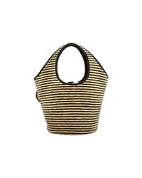Kate Spade | Natural Striped Straw Tote | Lyst