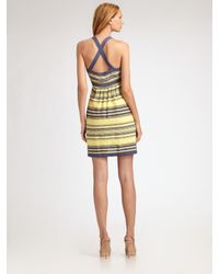 M Missoni | Yellow Striped Knit Sundress | Lyst