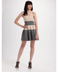 Pleasure Doing Business | Gray Petti Pleated Dress | Lyst