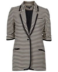 Elizabeth and James | Black Preppy James Striped Blazer | Lyst