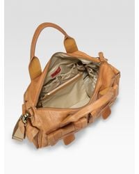 Storksak | Brown Leather Baby Bag | Lyst