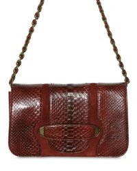 Marc Jacobs | Purple Python Suede Luisa Shoulder Bag | Lyst