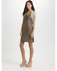 Weekend by Maxmara | Natural Geyser Silk/linen Shrug | Lyst
