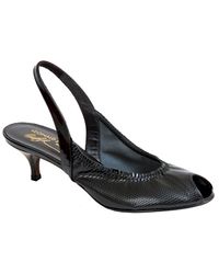 Donald J Pliner | Dolly - Black Patent Sling Pump | Lyst