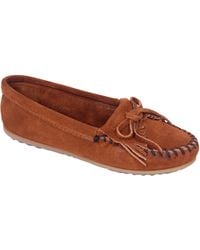 Minnetonka | Brown 402 - Suede Moccasin | Lyst