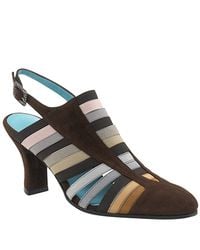 Thierry Rabotin | Multicolor Fancy - Suede and Elastic Mule Slingback | Lyst