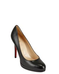 christian louboutin new simple pump 120 patent calf