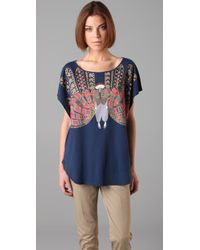 Marc By Marc Jacobs | Blue Plumage Miss Marc Tee | Lyst