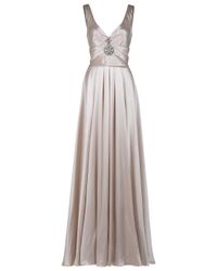 Collette Dinnigan | Pink Jewelled Silk Gown | Lyst