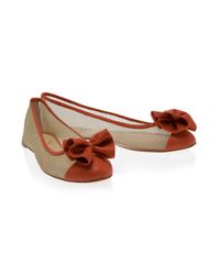 Paul & Joe | Natural Mesh/leather Ballerina | Lyst
