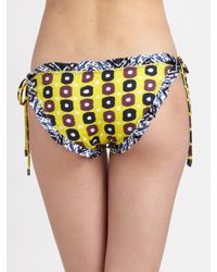 SUNO | Yellow Ruffled String Bikini Bottom | Lyst