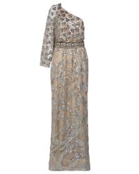 Naeem Khan | Natural Bead and Sequin Gown | Lyst