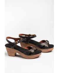 Rachel Comey | Black Tuco Asymmetrical Braided Front Sandals | Lyst