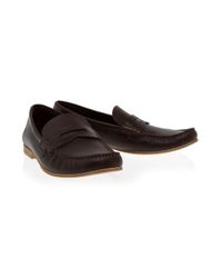 Jil Sander | Brown Leather Loafer for Men | Lyst
