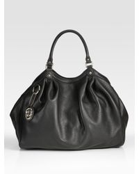 Gucci | Black Sukey Large Tote Bag | Lyst