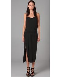 Alexander Wang | Black Dress with Handstitched Smock Detail | Lyst