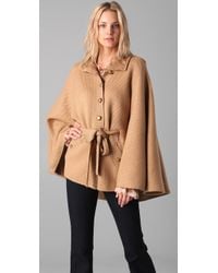 Rachel Zoe | Brown Ava Knit Cape | Lyst