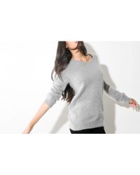 Acne Studios | Gray Grey Melange Ry Angora Raglan Sweater | Lyst