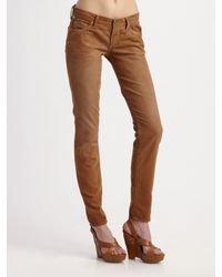 Citizens of Humanity | Brown Avedon Skinny Corduroy Pants | Lyst