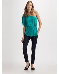 Ella Moss | Blue One-shoulder Top | Lyst