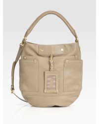Marc By Marc Jacobs | Natural Preppy Leather Hobo Bag | Lyst
