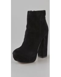 Dolce Vita | Black Jemma Suede Platform Ankle Boots | Lyst