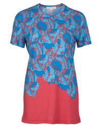 Jonathan Saunders | Red Poppy Print Boyfriend Tee | Lyst