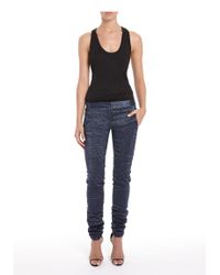 Alexander Wang Blue Whip Skinny