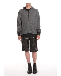 Alexander Wang | Black Leather Shorts for Men | Lyst