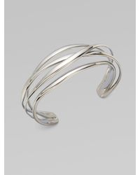 Alexis Bittar | Metallic Crisscross Cuff Bracelet | Lyst