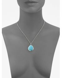 Ippolita | Blue Turquoise & Sterling Silver Necklace | Lyst