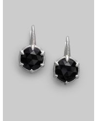 Judith Ripka | Black Onyx & Sterling Silver Earrings | Lyst