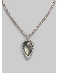 Stephen Webster | Green Black Mother-of-pearl & Sterling Silver Necklace | Lyst