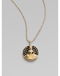 Sydney Evan | Metallic Chocolate Diamond & 14k Yellow Gold Necklace | Lyst