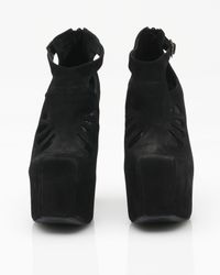 Jeffrey Campbell | Black Nubuck Cuffed | Lyst