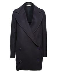 Stella McCartney | Blue Edith Oversized Wool Coat | Lyst