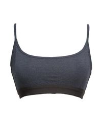 T By Alexander Wang | Blue Scoop Neck Bra | Lyst