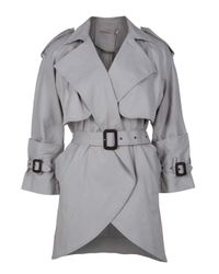 Preen Line | Gray Zoe Mia Mac Trench Coat | Lyst