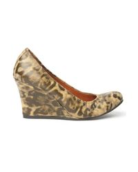 Lanvin | Multicolor Leopard-print Ballet Wedge | Lyst