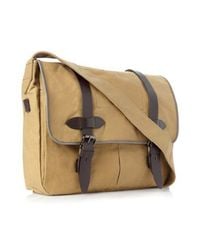 French Connection | Black Bristol Canvas Messenger Bag for Men | Lyst