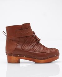 Miista | Brown Hera Bootie in Tan | Lyst