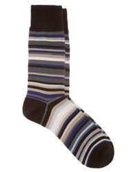 Paul Smith | Black Multi Stripe Socks for Men | Lyst