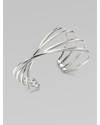 Georg Jensen | Metallic Alliance Sterling Silver Twist Bangle Bracelet | Lyst