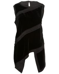 Proenza Schouler | Black Velvet Spiral Top | Lyst