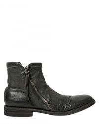 BB Bruno Bordese | Black Side Zipped Calfskin Boots for Men | Lyst