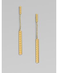 Gucci | Yellow 18k Gold Drop Earrings | Lyst