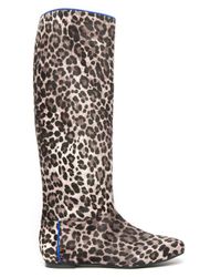 Aperlai | Multicolor Flat Gatsby Boot | Lyst