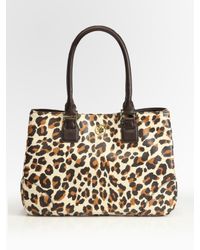 Tory Burch | Multicolor Robinson Small East-to-west Patent Leather Tote Bag | Lyst