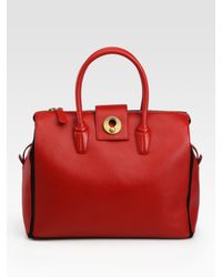 Saint Laurent | Brown Ysl Cabas Muse Two Shopping Bag | Lyst