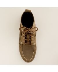 J.Crew | Natural Sperry Top-sider® For J.crew Authentic Original Waxed Canvas Boots for Men | Lyst